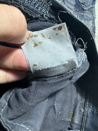 AW05 Undercover “Arts & Crafts” 85 Dyed Denim