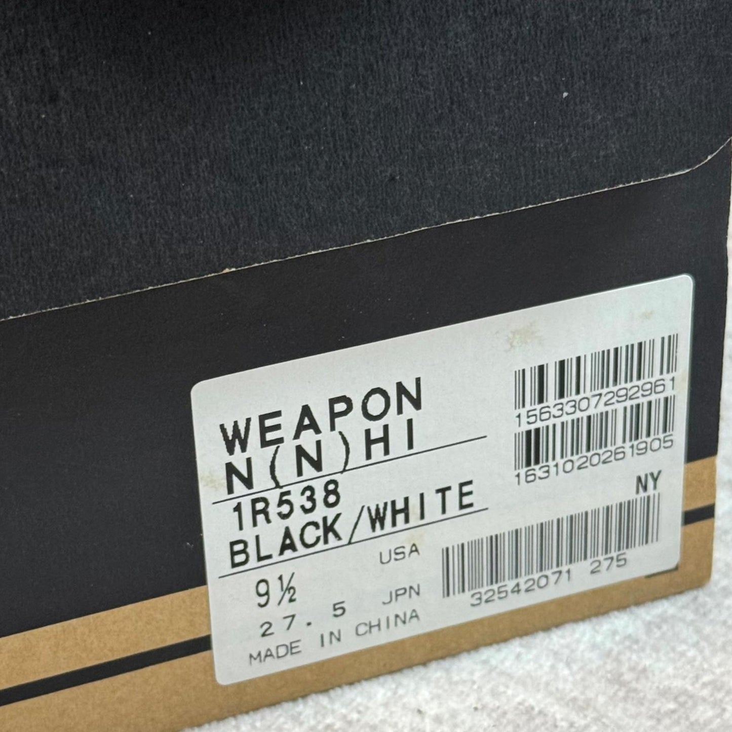 SS06 Number (N)ine Converse Weapon Sneakers