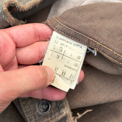 FW06 Rick Owens Mudwash Denim Jacket