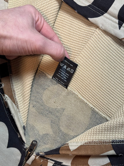 AW04 Number Nine Beige Tribal Zip Up