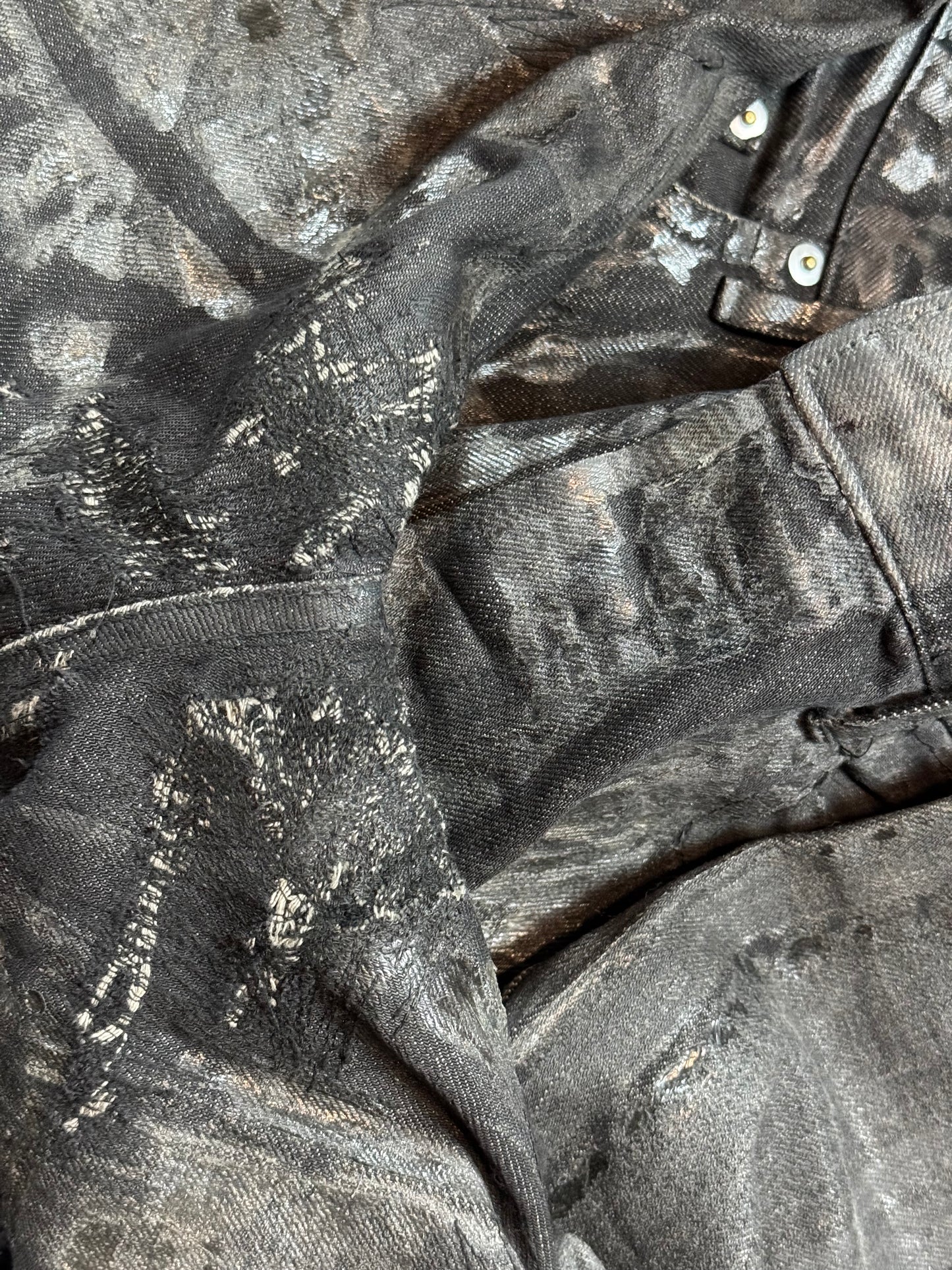 AW03 Dior Homme Luster Waxed Denim