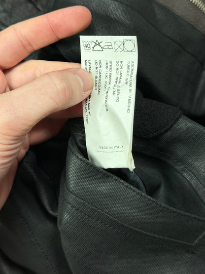SS03 Rick Owens Suckerball Waxed Denim Jacket