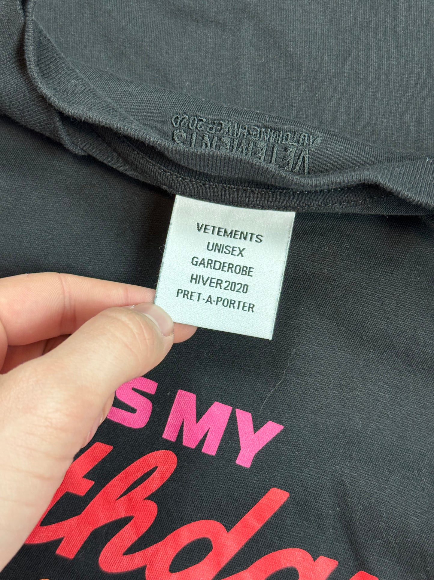 AW19 Vetements Birthday Tee
