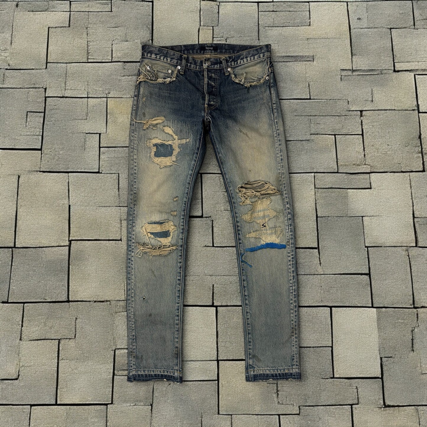 SS10 Undercover Blue Yarn 68 Denim