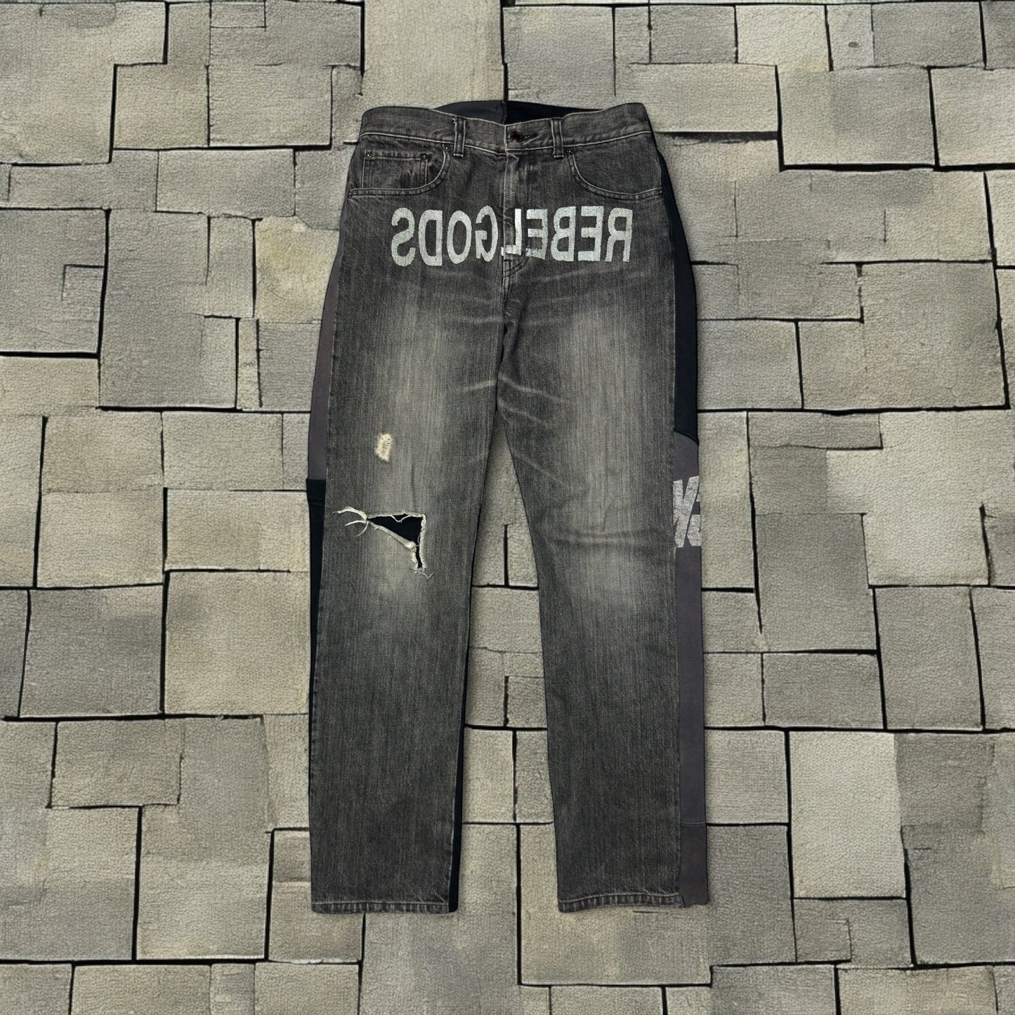 AW02 Undercover Rebelgods Hybrid Denim