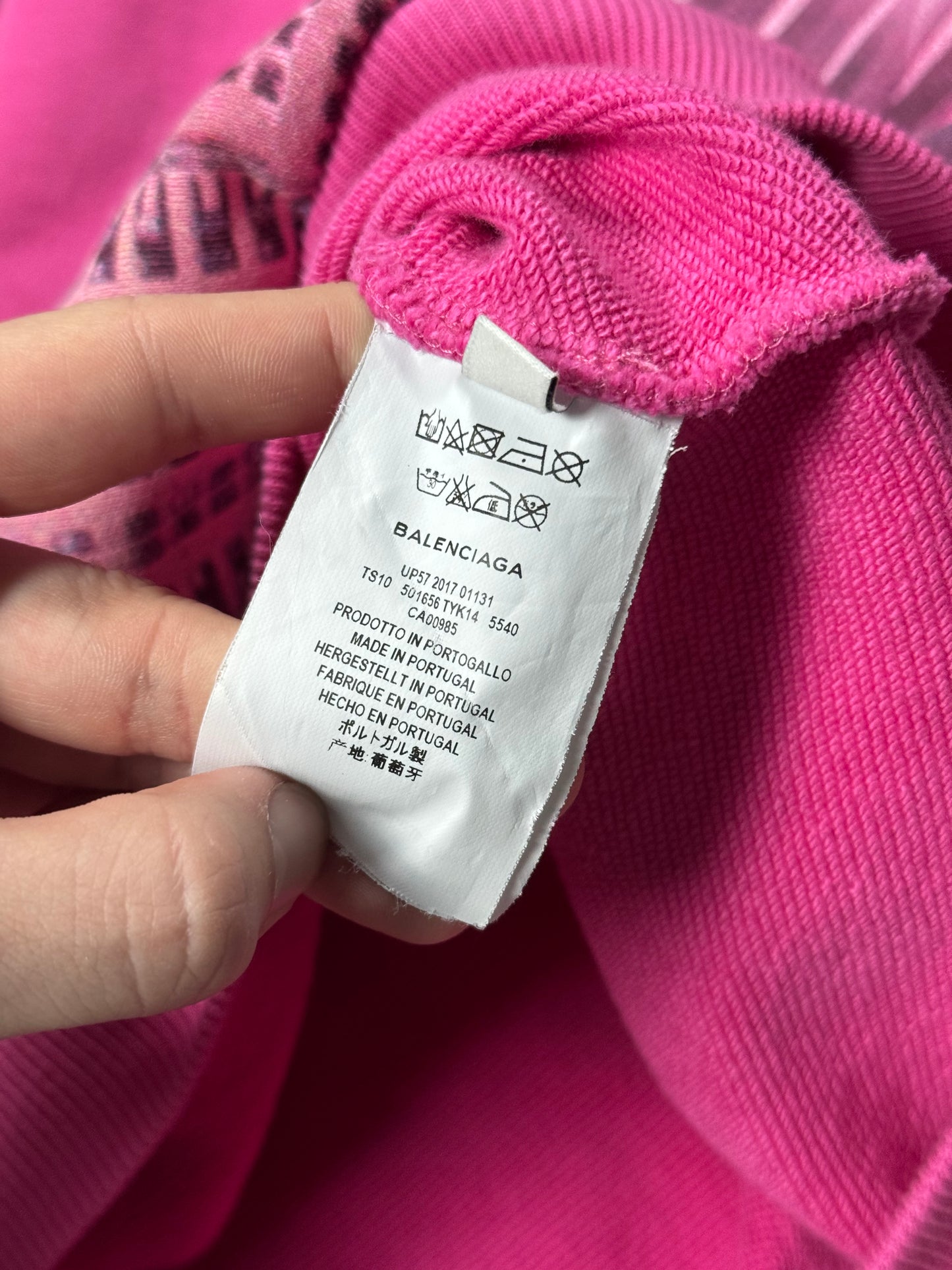 Balenciaga Airbrush New York City Hoodie