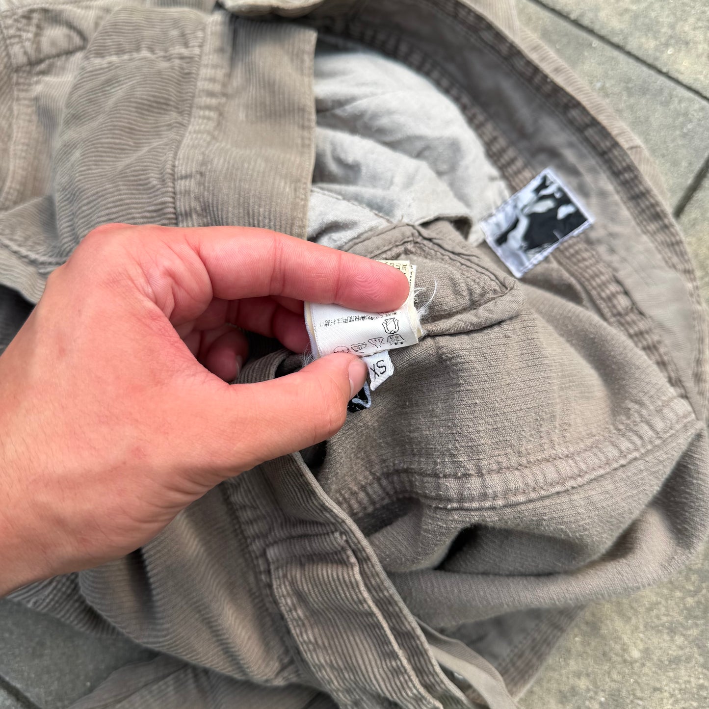 FW07 Rick Owens Corduroy Trucker Jacket