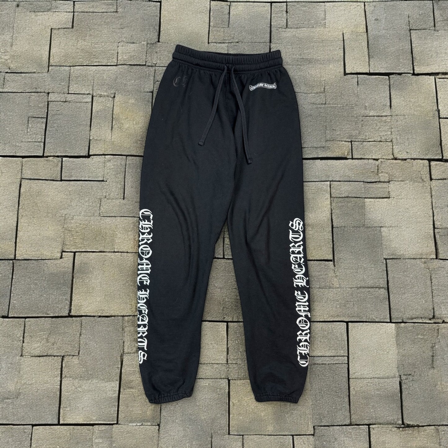 Chrome Hearts Black Spellout Sweatpants