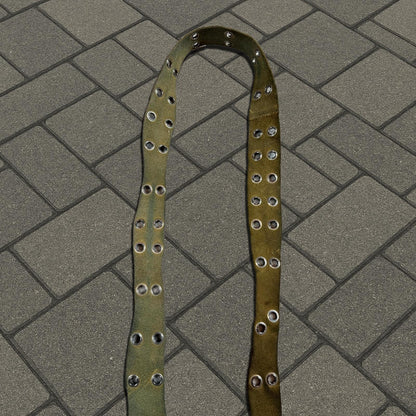 SS04 Undercover 'Languid' Distorted Suede Leather Belt