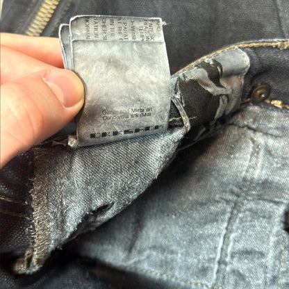 SS09 Rick Owens Black Banana Cut Denim