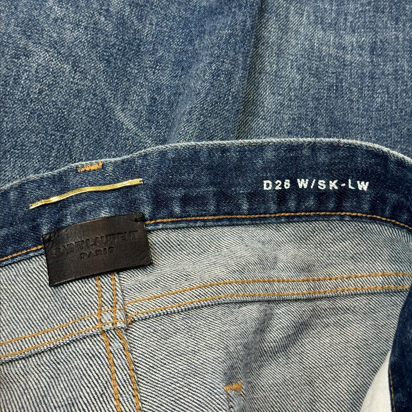 2019 Saint Laurent Paris Blue D26 Denim