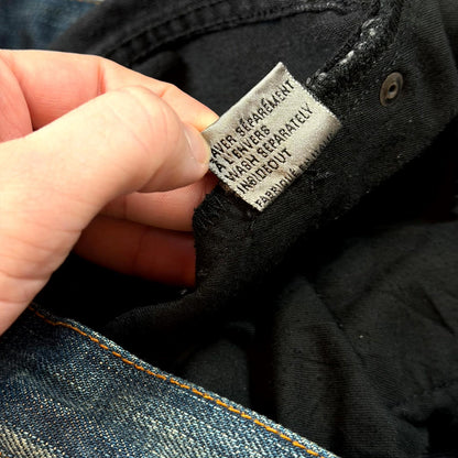 AW06 Dior Homme Cummerbund Denim