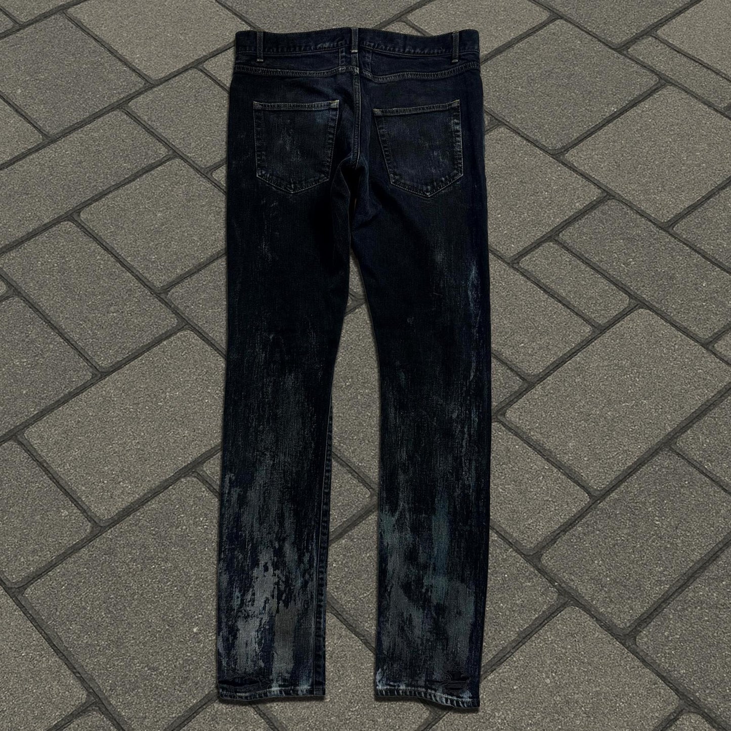 FW13 Saint Laurent Paris Oil Crash D02 Denim