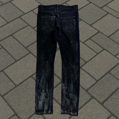FW13 Saint Laurent Paris Oil Crash D02 Denim