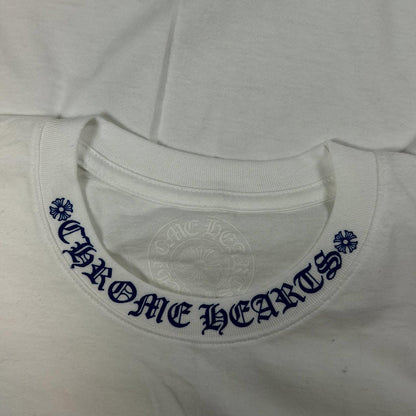Chrome Hearts Blue Collar White Tee