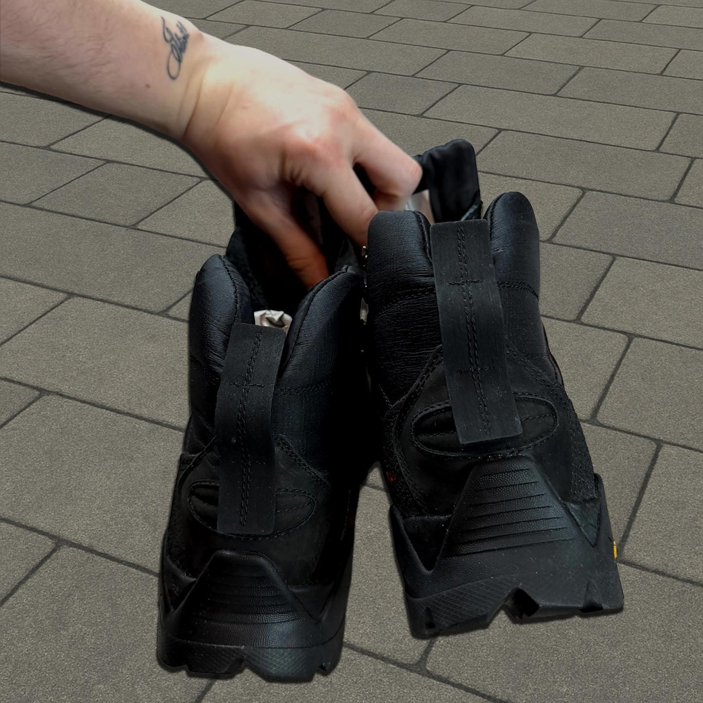 ROA Black Vibram Hiking Boots
