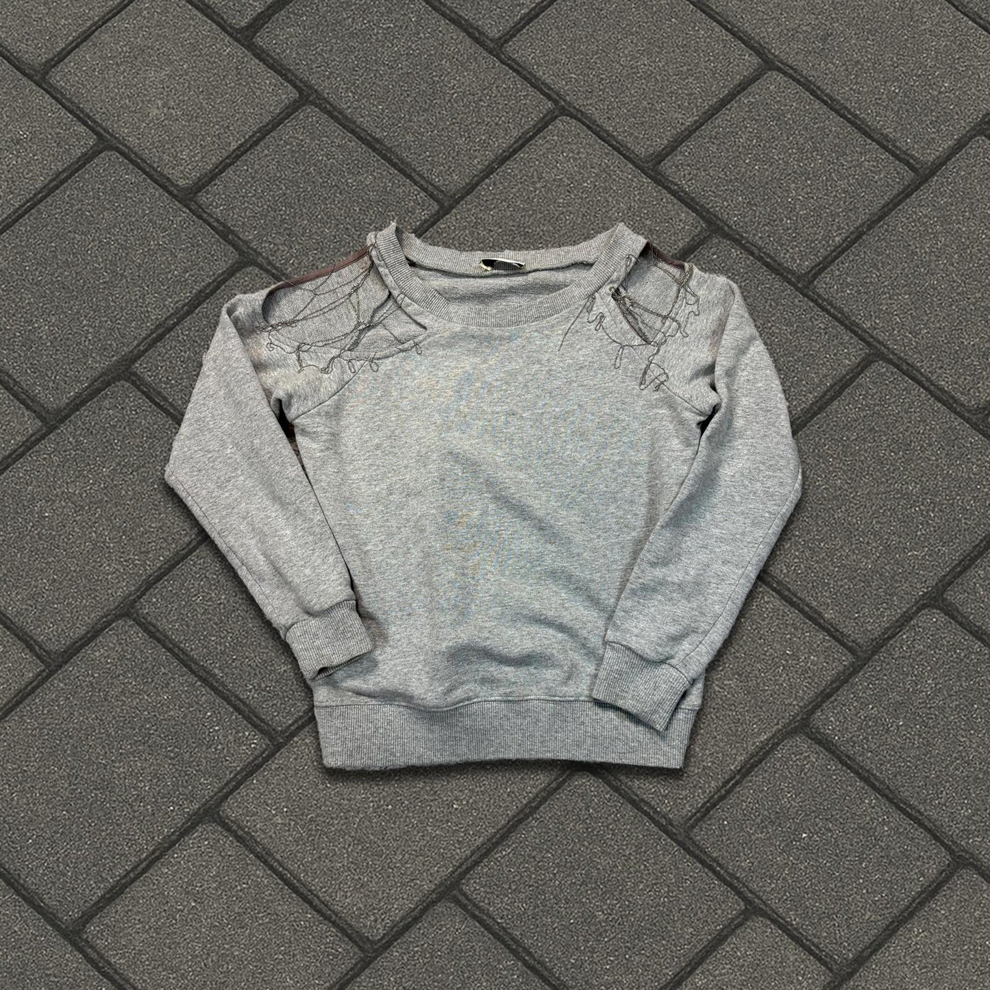 FW13 Saint Laurent Paris Chain Crewneck