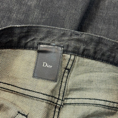 AW03 Dior Homme Black Clawmark Denim