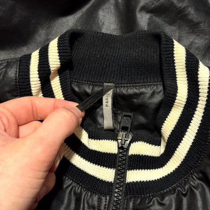 SS06 Dior Homme Black Bomber Jacket