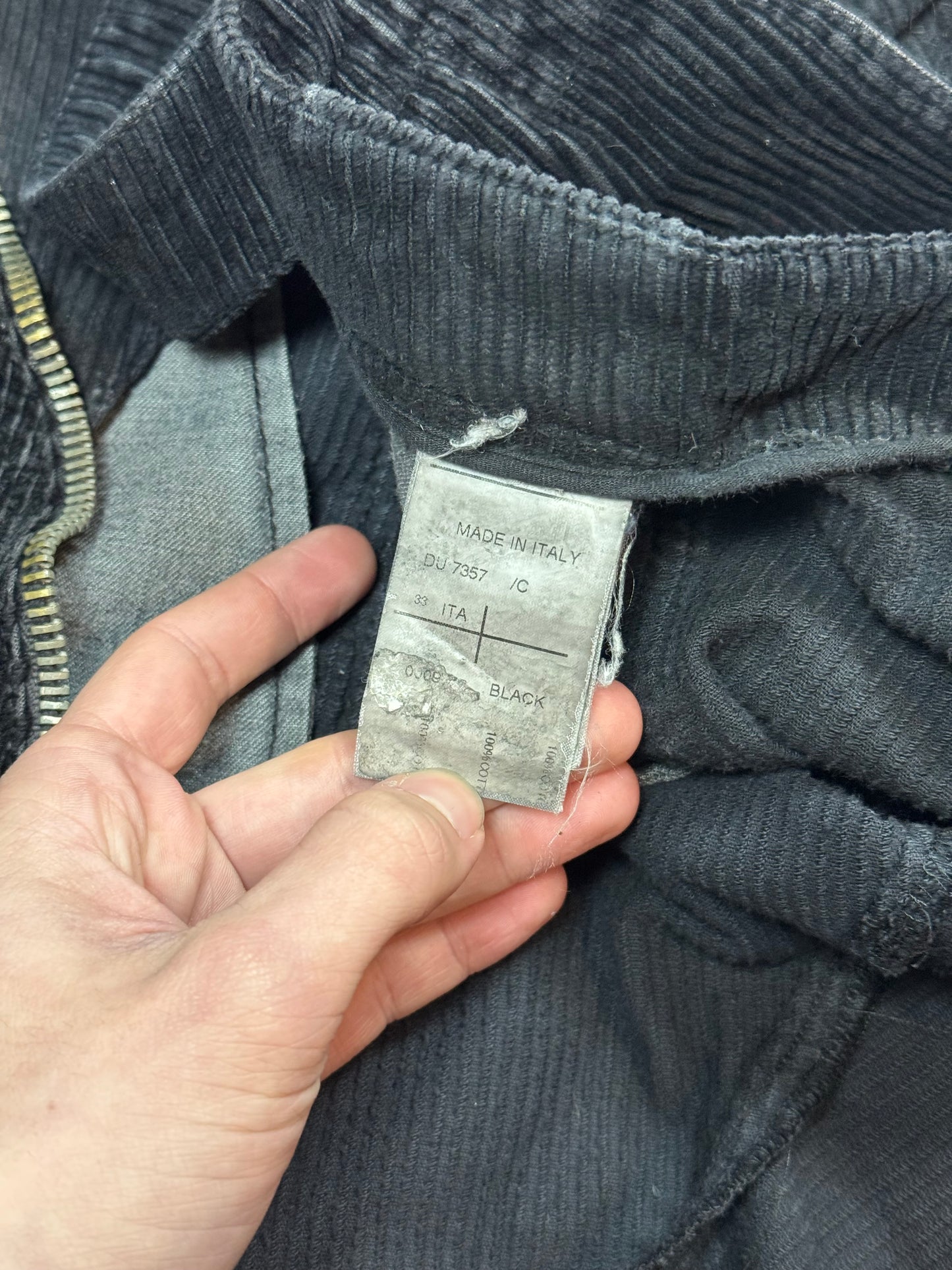 Rick Owens Olmar & Mirta Half Layer Corduroy Aircuts