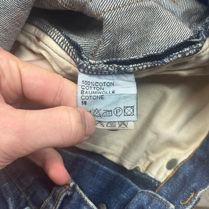SS07 Dior Homme Blue Waxed Luster Denim