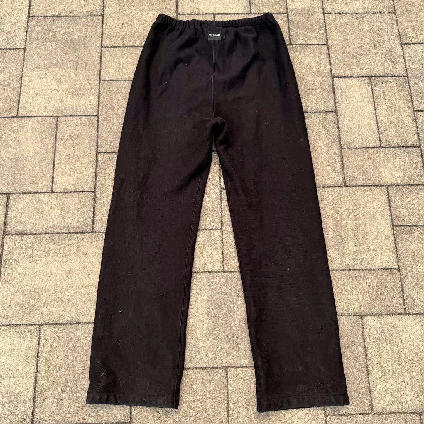 Vetements Logo Sweatpants Black