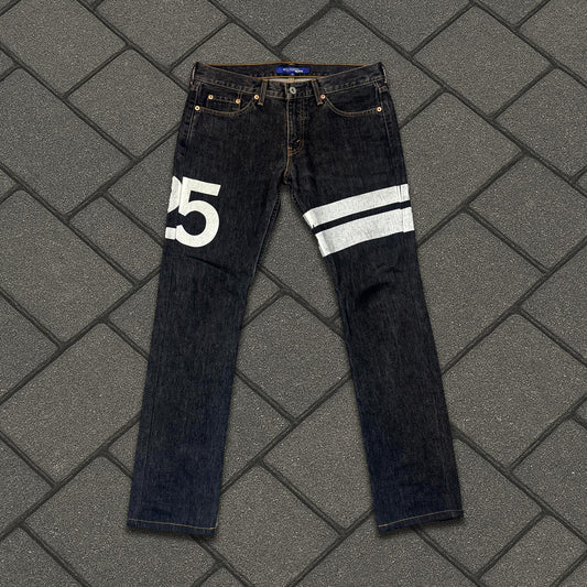 AW02 Junya Watanabe “25” Striped Denim