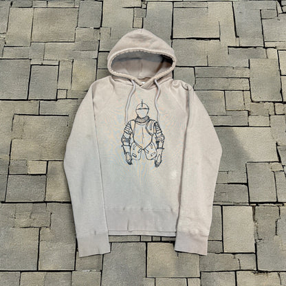 AW00 Number Nine Beige Knight Hoodie