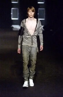 SS04 Dior Homme Waxed Bleu Clair Ice Denim