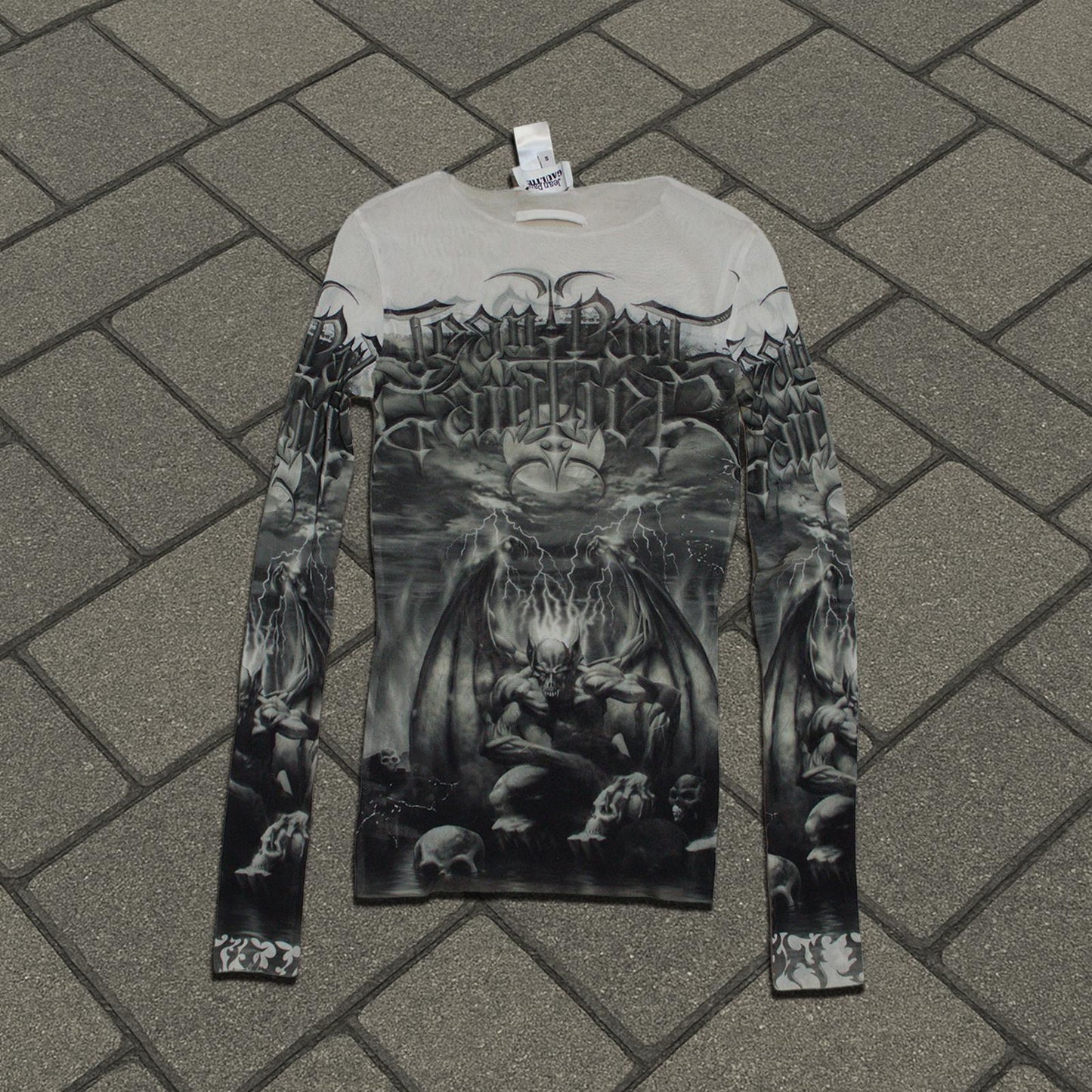 SS01 Jean Paul Gaultier ‘Satan’ Mesh Longsleeve