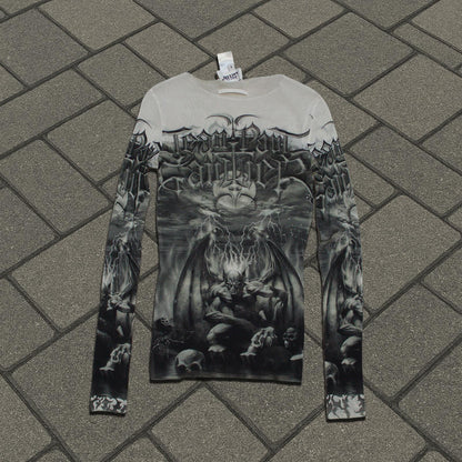 SS01 Jean Paul Gaultier ‘Satan’ Mesh Longsleeve