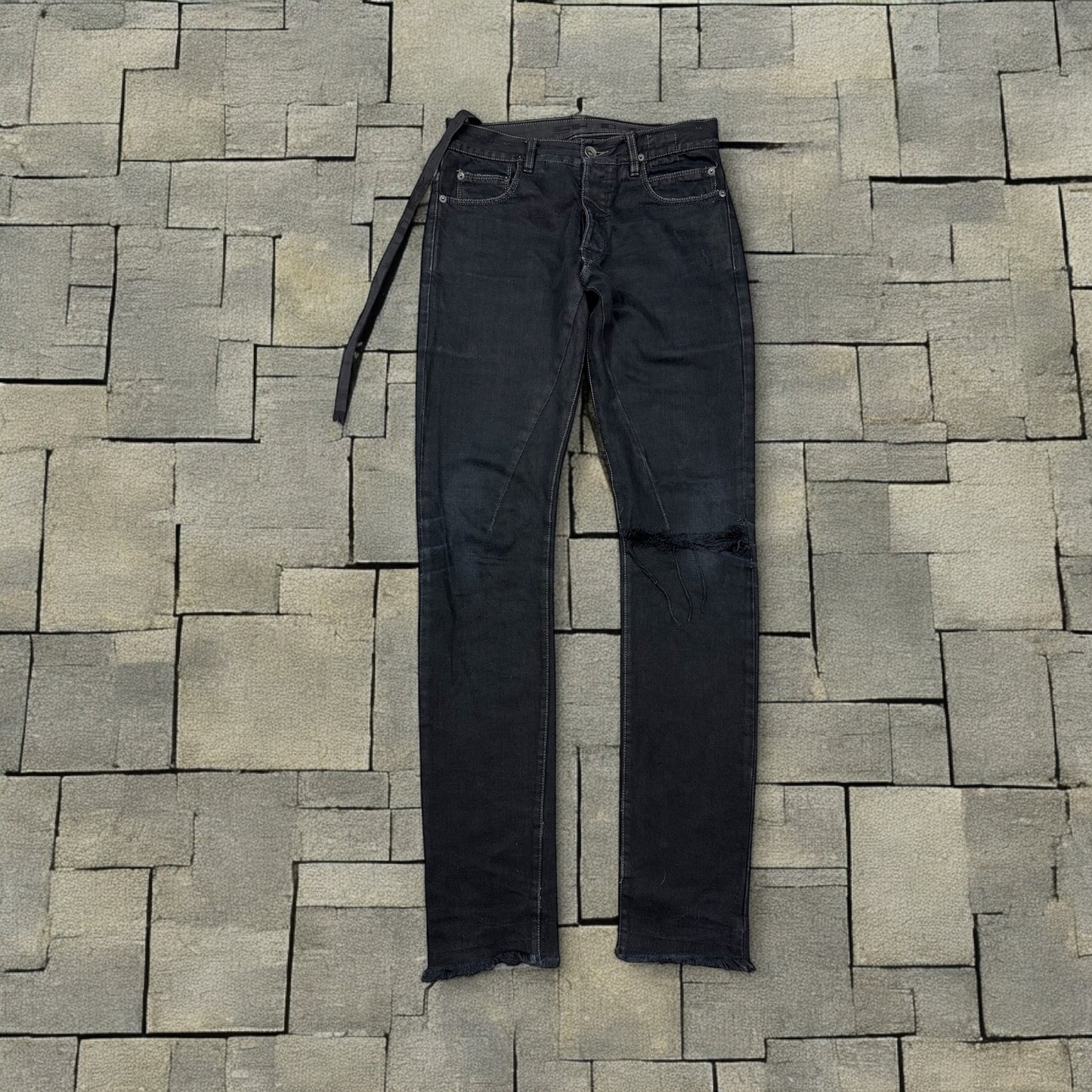 Rick Owens Olmar & Mirta Foil Denim