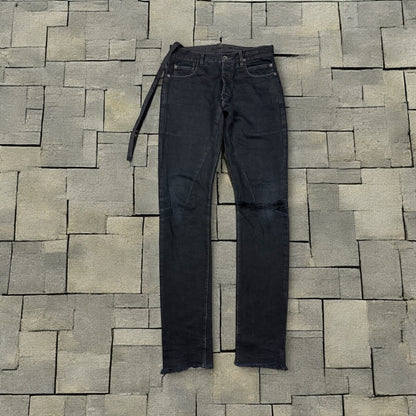 Rick Owens Olmar & Mirta Foil Denim