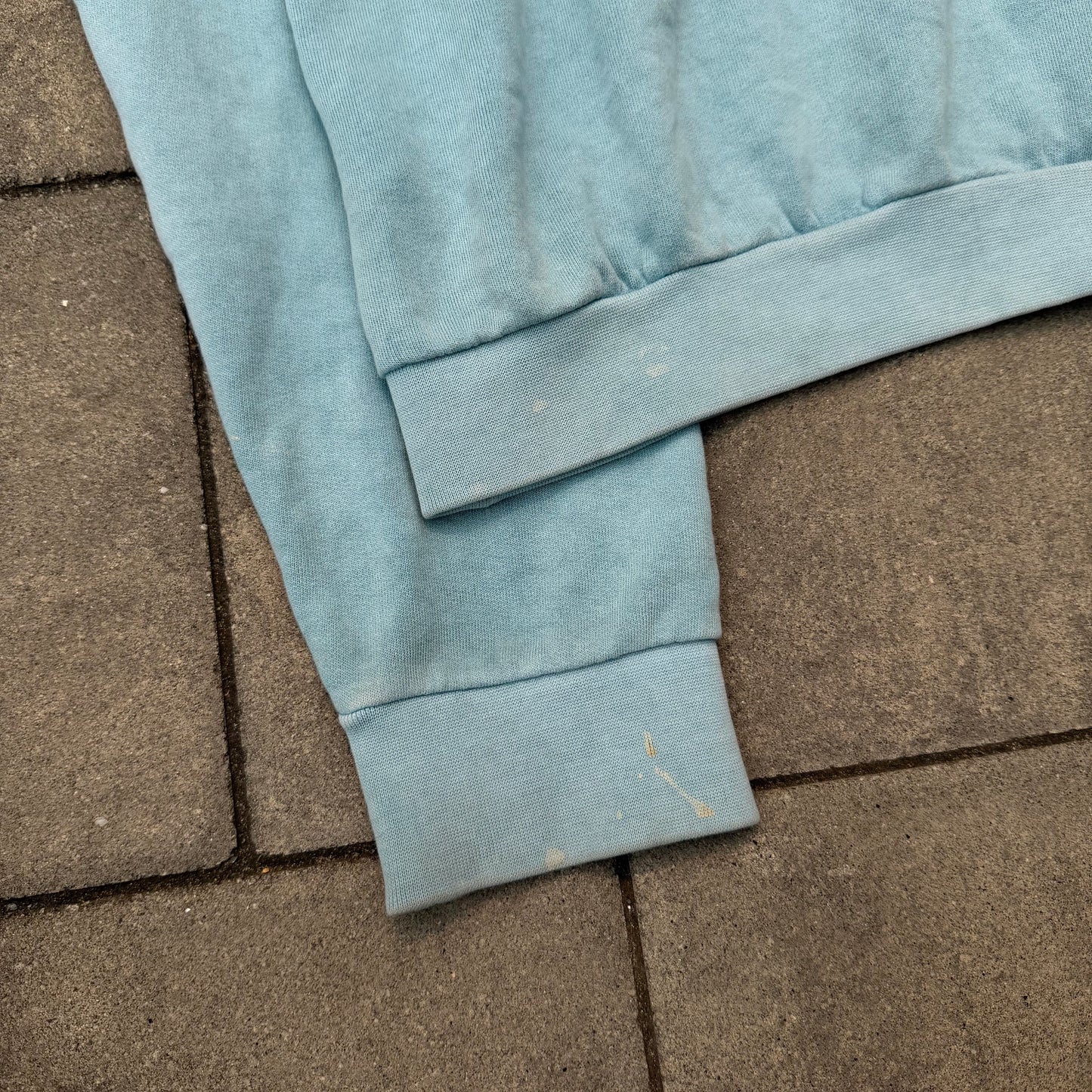 AW04 Raf Simons Seafoam Reverse Paisley Hoodie