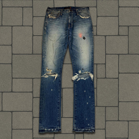 SS05 Undercover Graffiti Patch Denim
