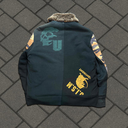AW03 Undercover Paperdoll George Camo Hybrid Jacket