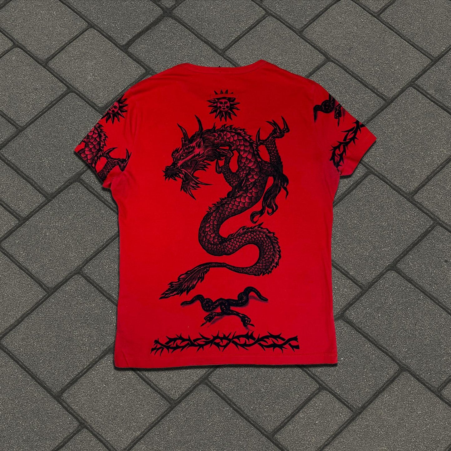 SS96 Jean Paul Gaultier Red Safe Sex Tee