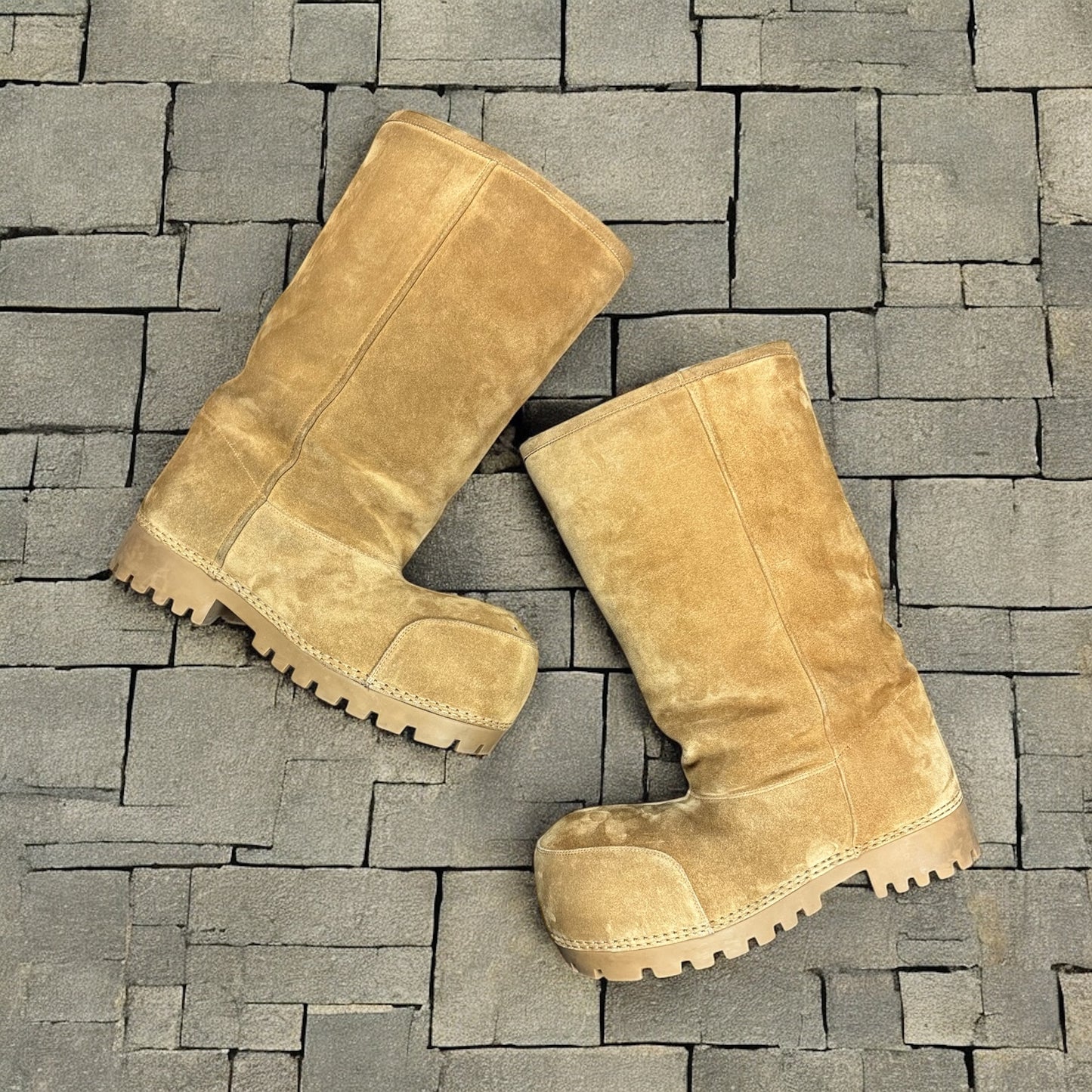 Balenciaga Alaska Fur Boots