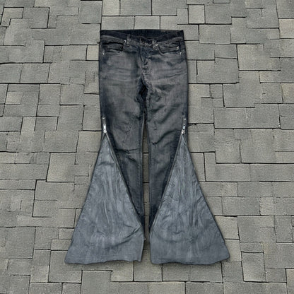 SS09 Rick Owens “Strutter” Hog Wash Banana Cut Denim