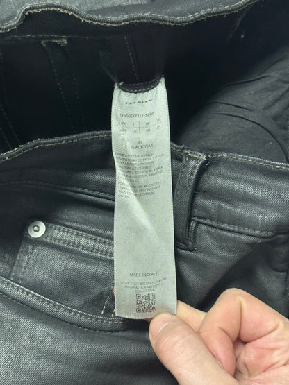 Rick Owens Waxed Bolan Denim