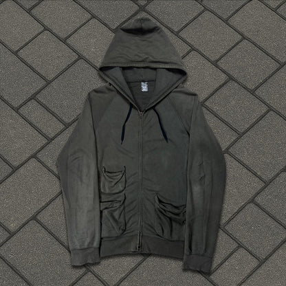 SS05 Number Nine Cargo Pocket Zip Up Hoodie