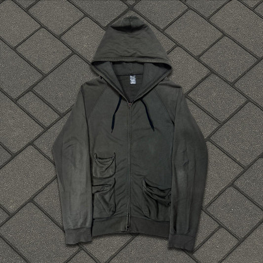 SS05 Number Nine Cargo Pocket Zip Up Hoodie