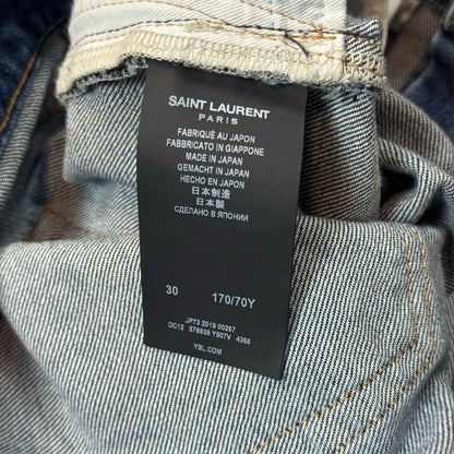 2019 Saint Laurent Paris Blue D26 Denim