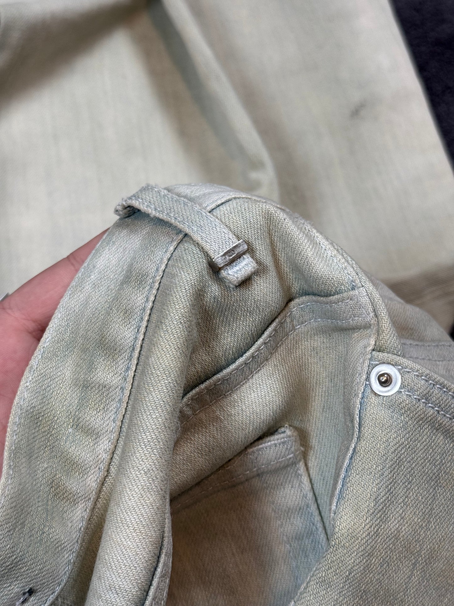 SS09 Dior Homme Ice Blue Denim