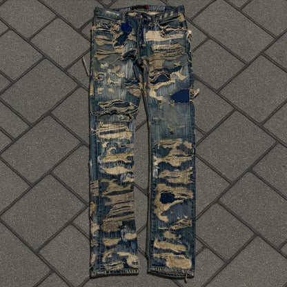 AW05 Undercover 'Arts & Crafts' Blue 85 Denim