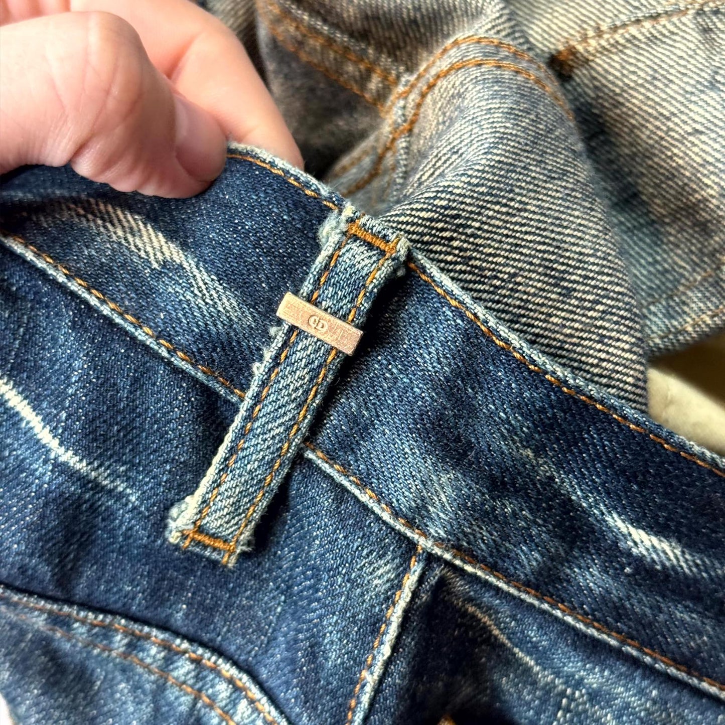 SS07 Dior Homme Blue Washed Denim