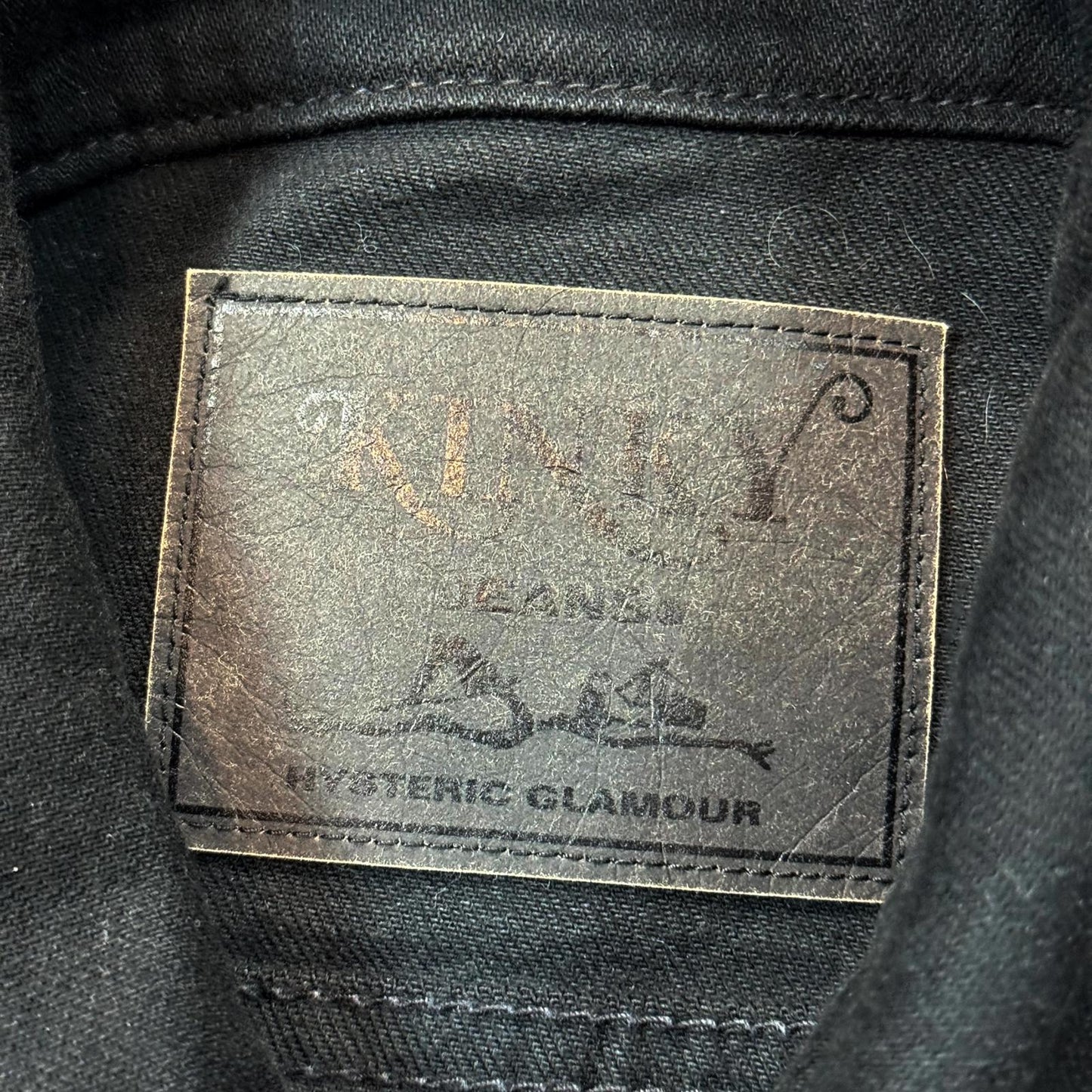 Hysteric Glamour Black Denim Trucker Jacket