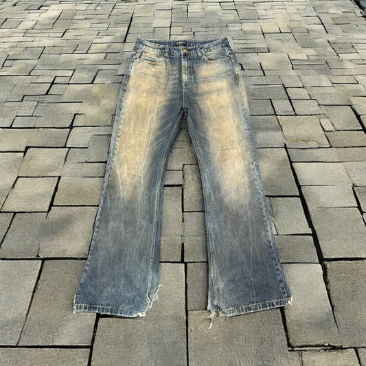 Balenciaga Mud Flared Denim