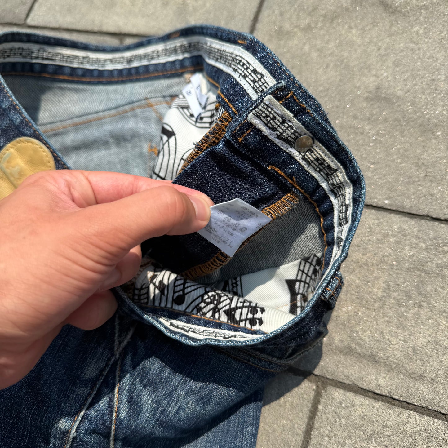 SS07 Number Nine Pain Denim