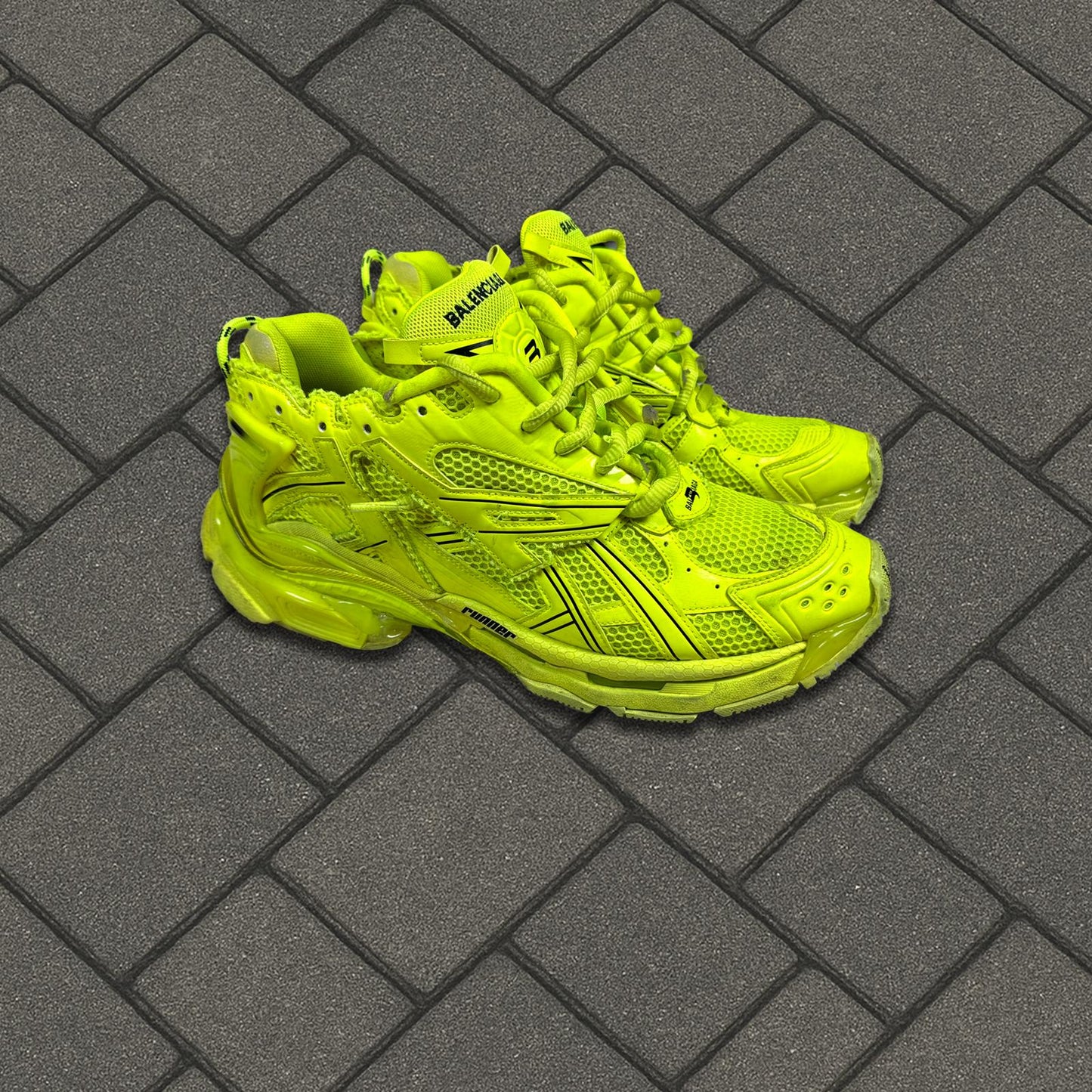 Balenicaga Neon Runner Sneaker